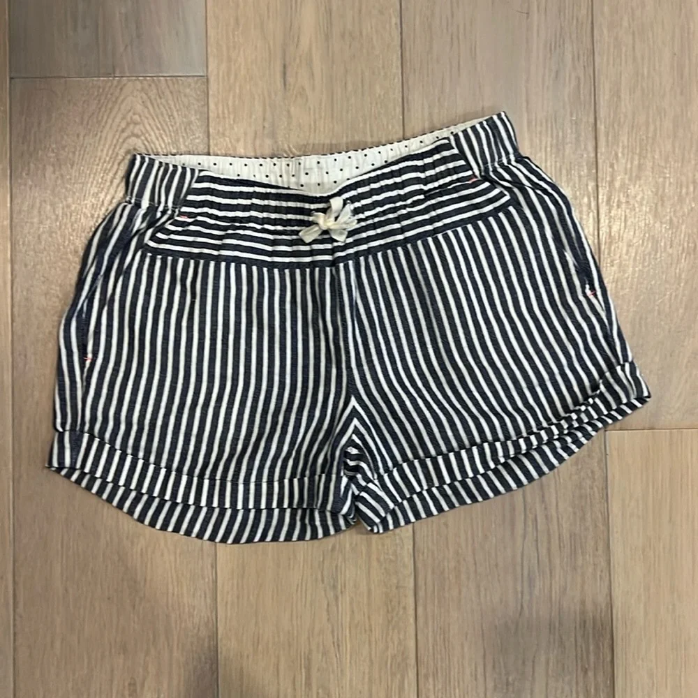J. Crew Crewcuts girls cotton linen striped shorts. Size 12. Excellent condition - Picture 1 of 6